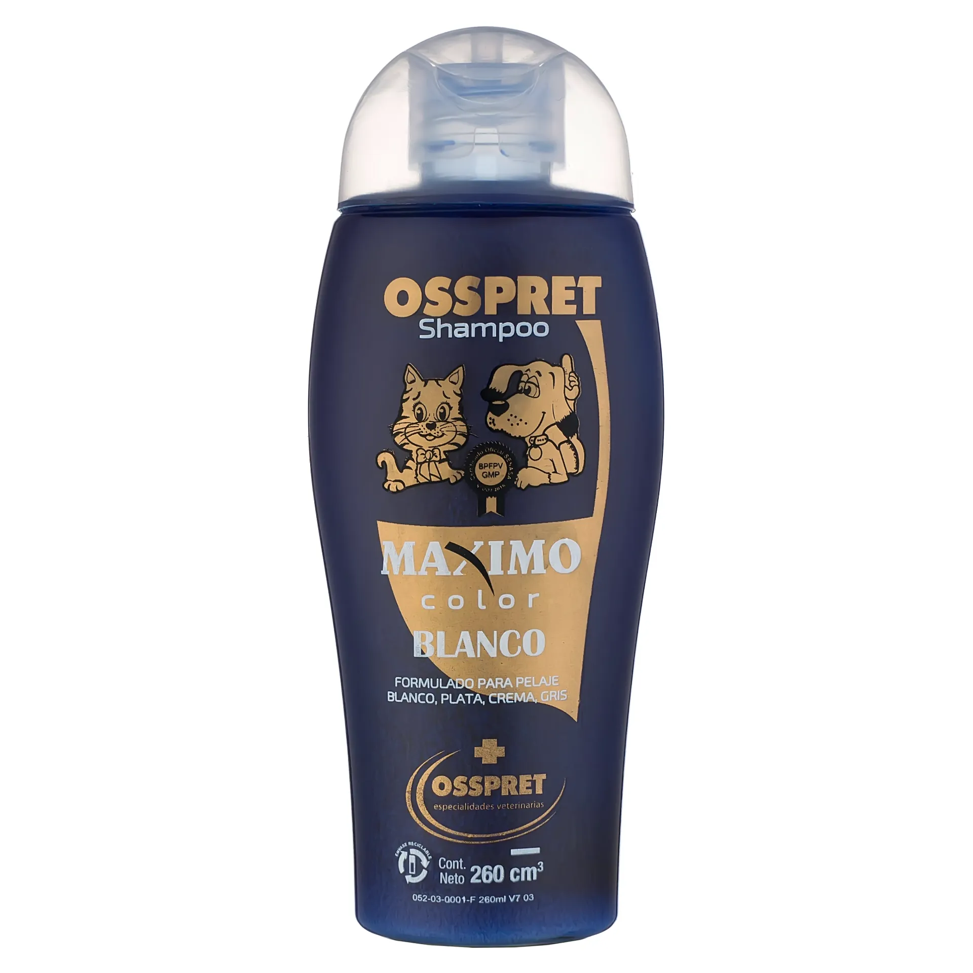 [OSS-CCB-260] Champú Color Blanco Perros y Gatos