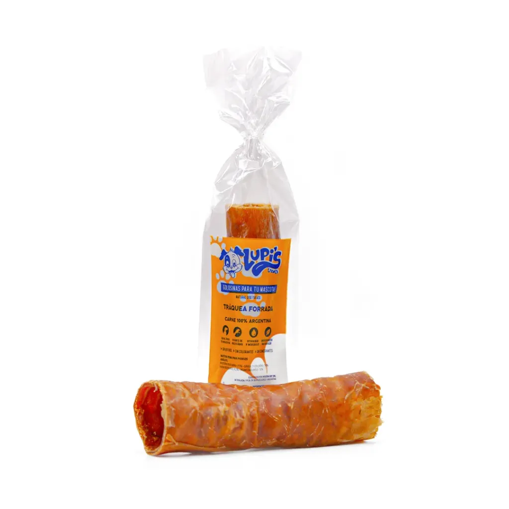 Traquea Forrada Vacuna para Perros Natural x 3 uni