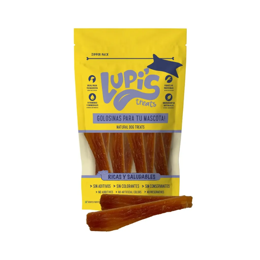 [04-LTS-VDT-33] Nervio de Toro 33-50g Doypack (297 g) Lupis Treats Formato Doypack