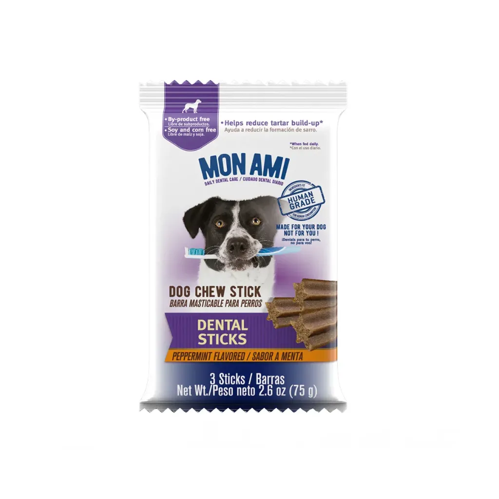 [MON-SDC-75] Dental Stick Pollo 75g - MonAmi  Limpieza Profunda  Cuidado Dental para Perros